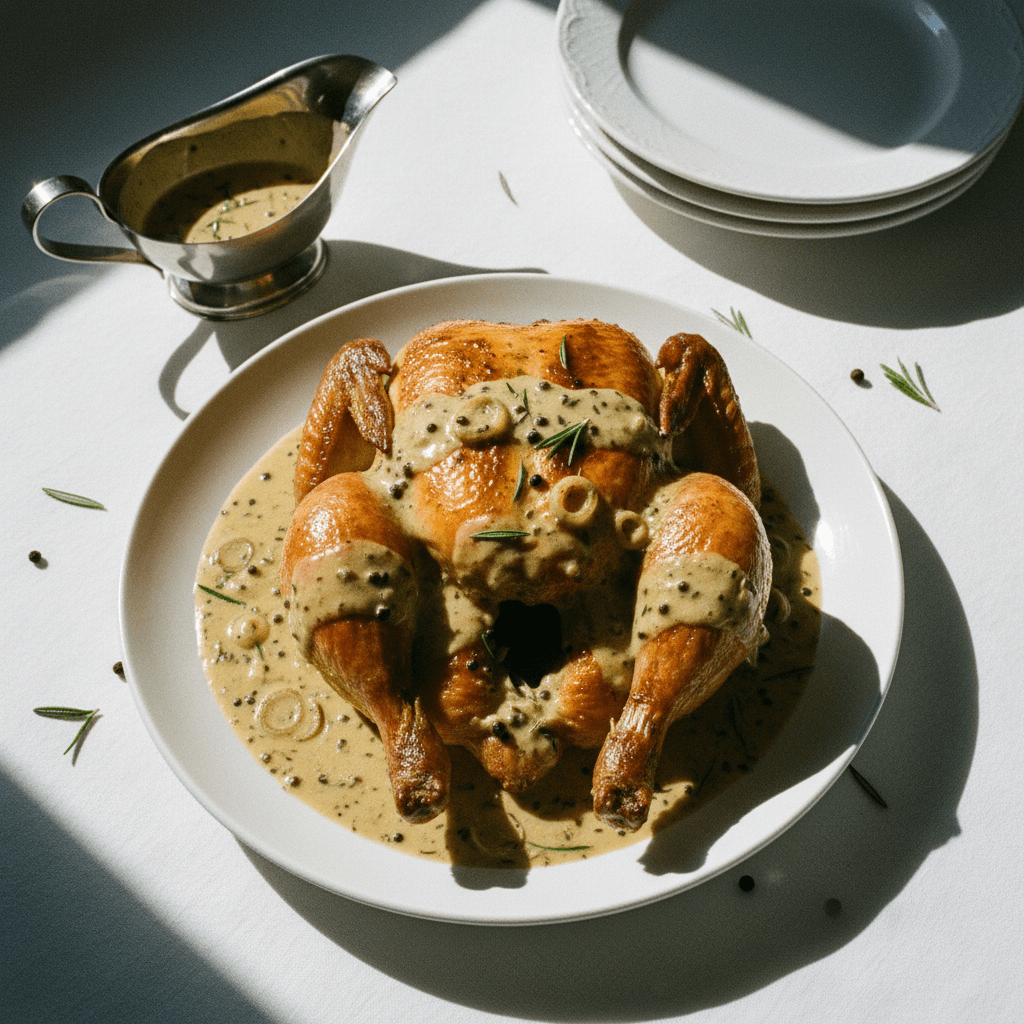 Creamy Chicken Au Poivre