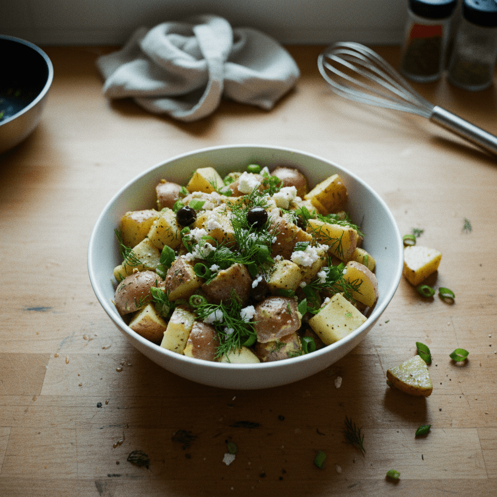 Warm Potato and Dill Salad