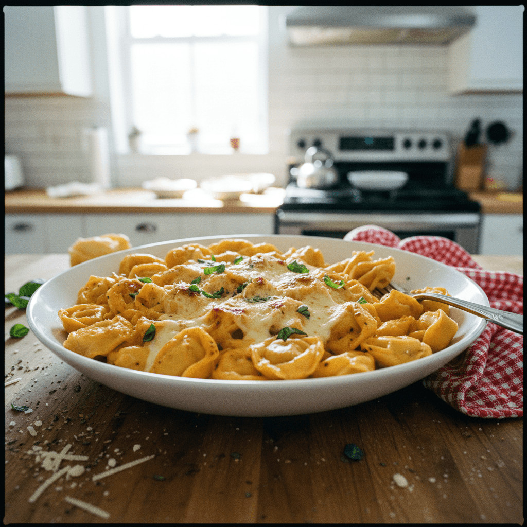 Cheesy Tortellini Pasta