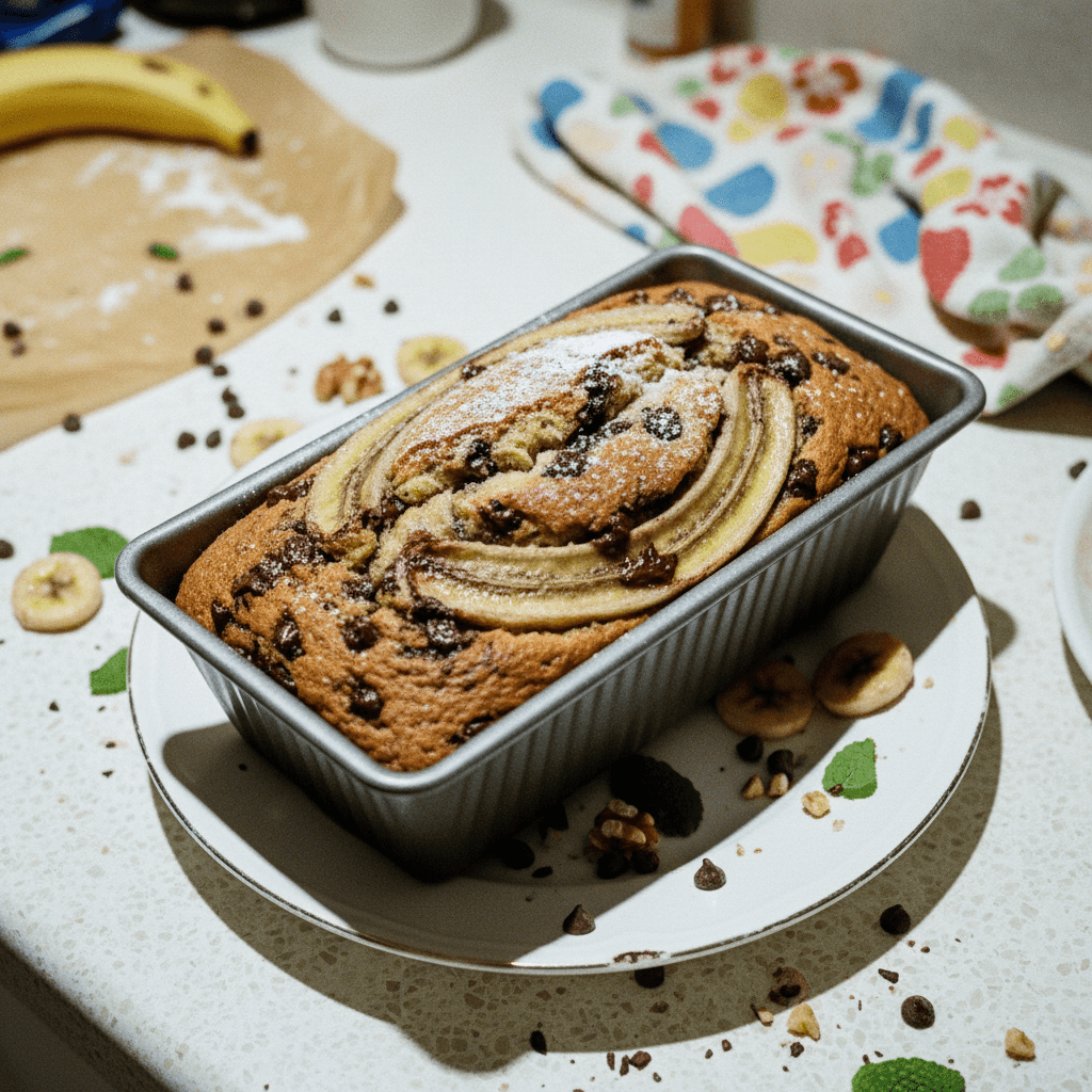Chocolate Chip Buttermilk Banana Bread