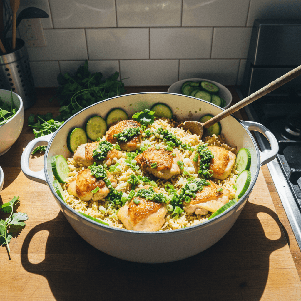 One Pot Cheat Chicken Rice