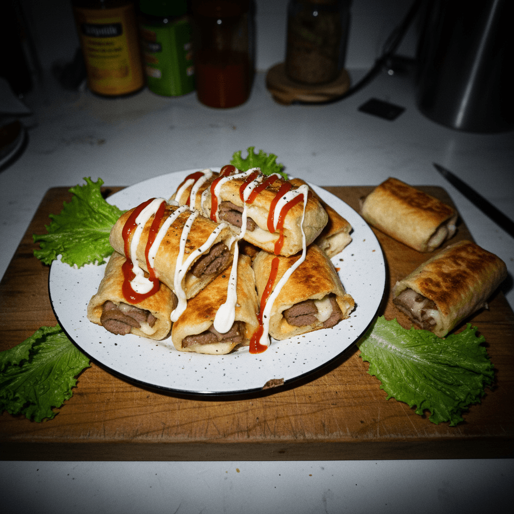 Roti Gulung Daging
