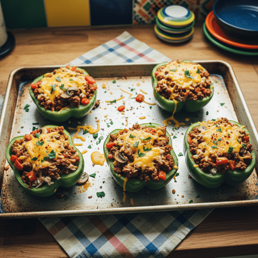 Hearty Stuffed Bell Peppers