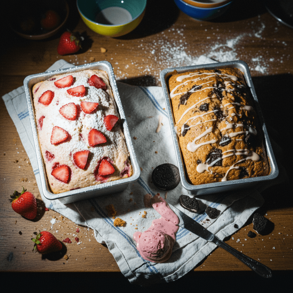 Ice Cream Bread (Strawberry or Salted Brown Butter Cookie)