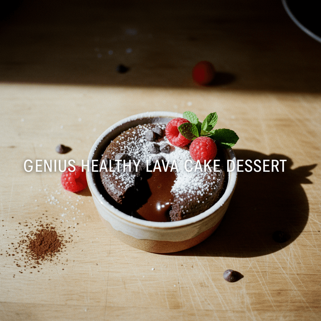 Genius Healthy Lava Cake Dessert