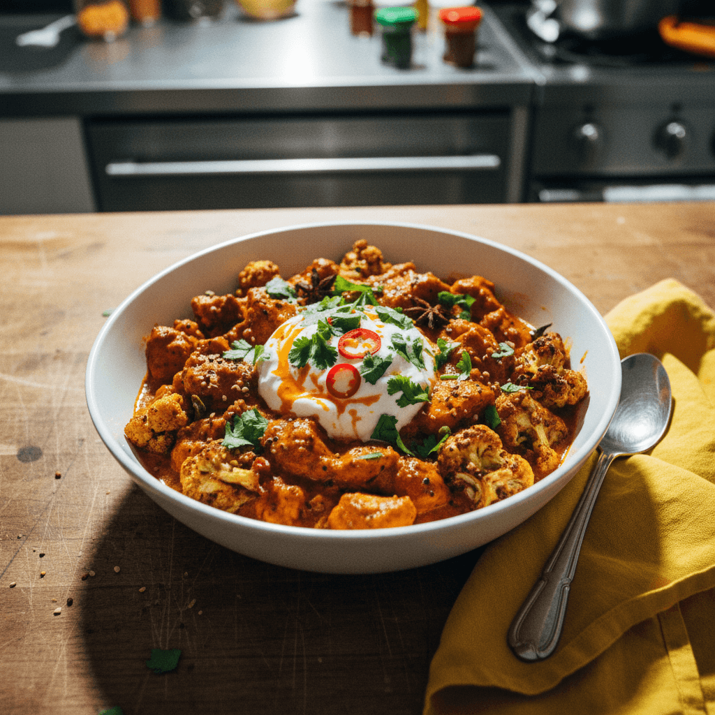 Tikka Masala Chicken and Cauliflower