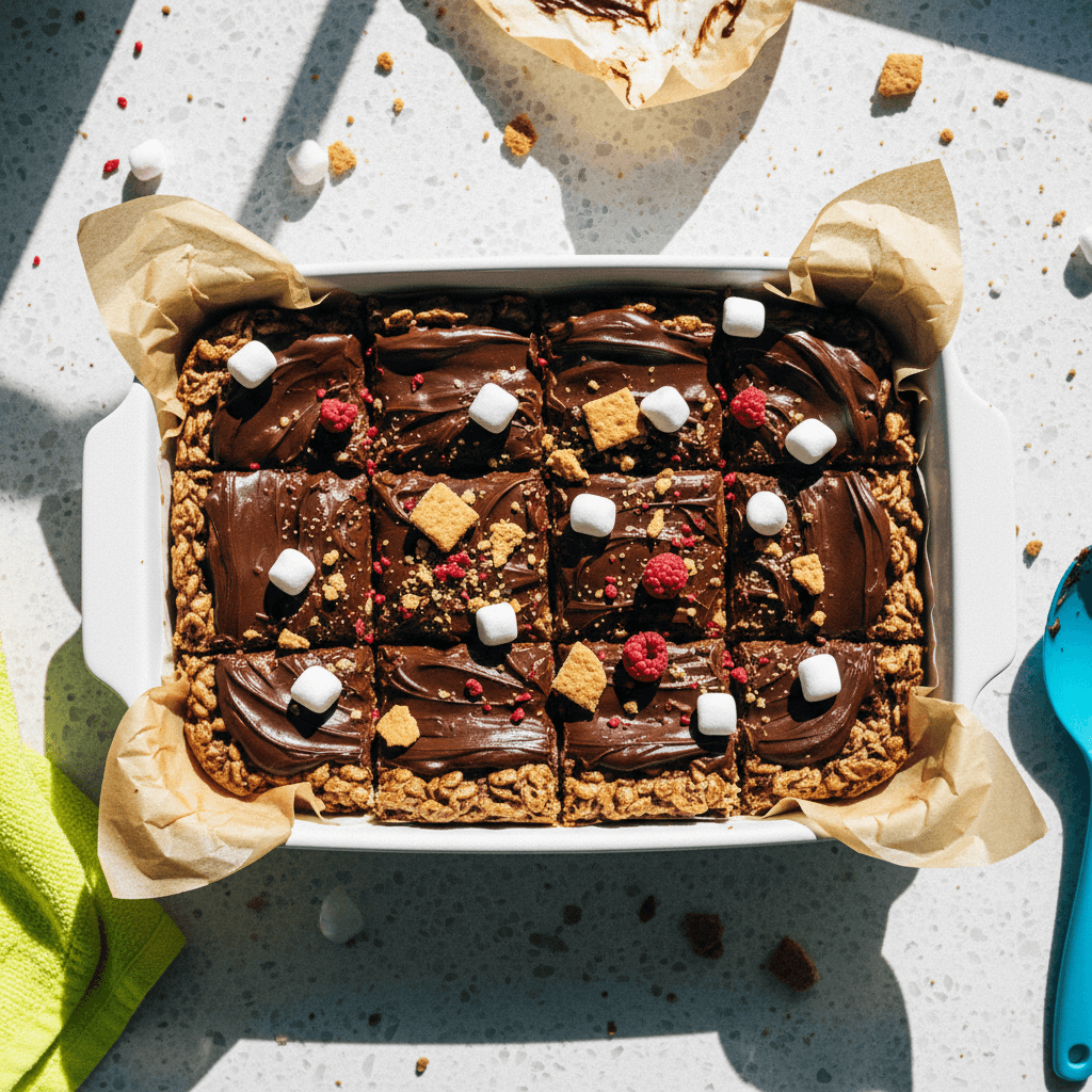 Easy Vegan Chocolate Rice Krispie Treats