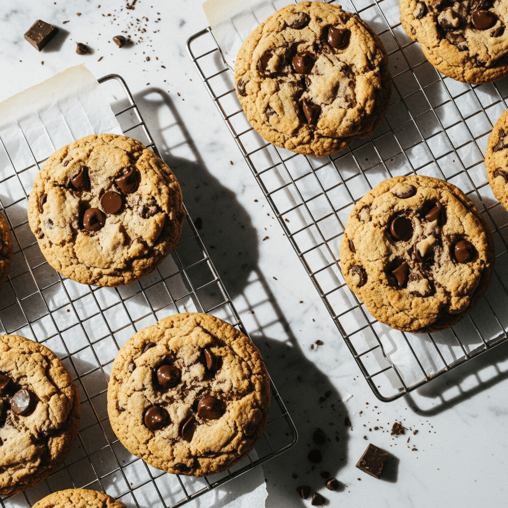 Giant Chocolate Chip Cookies