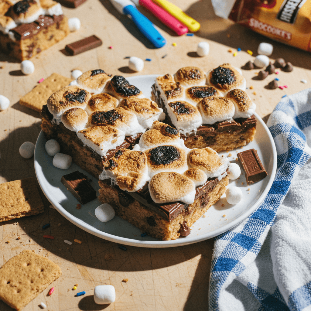 S'mores Cookie Bars