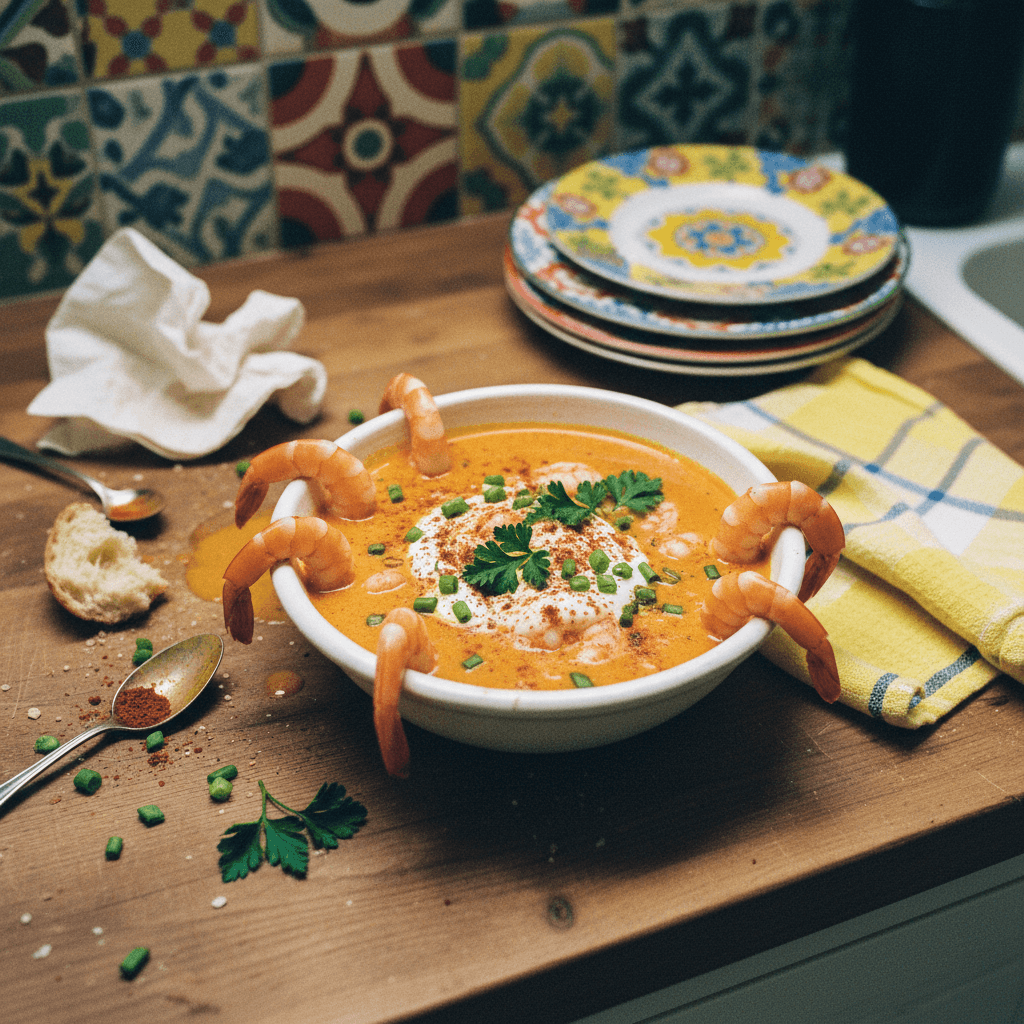 Spicy Cajun Shrimp Bisque