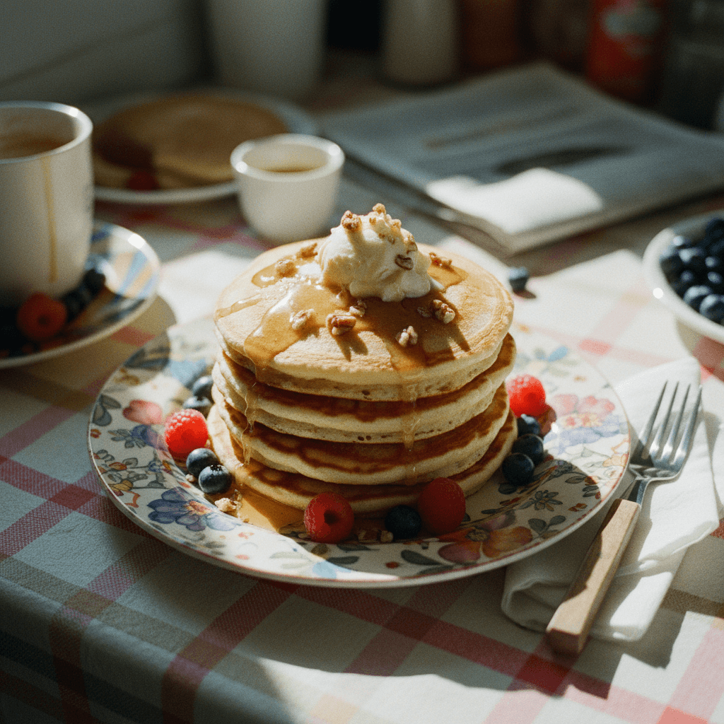 Golden Diner Pancakes