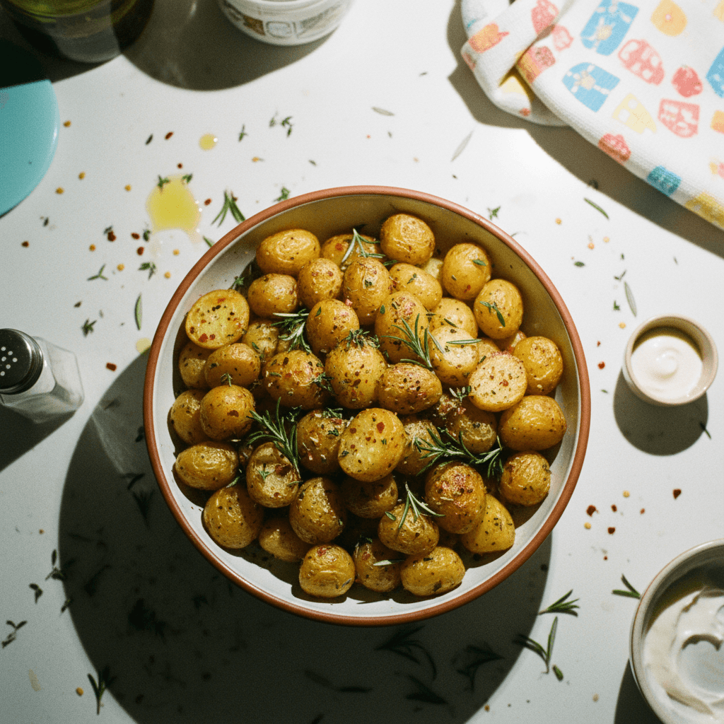 Crispy Roasted Potatoes with Herbs