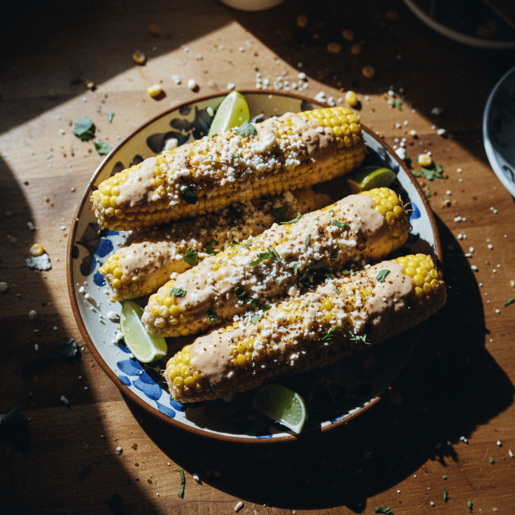 Elote-Style Corn with TJ's Cotija