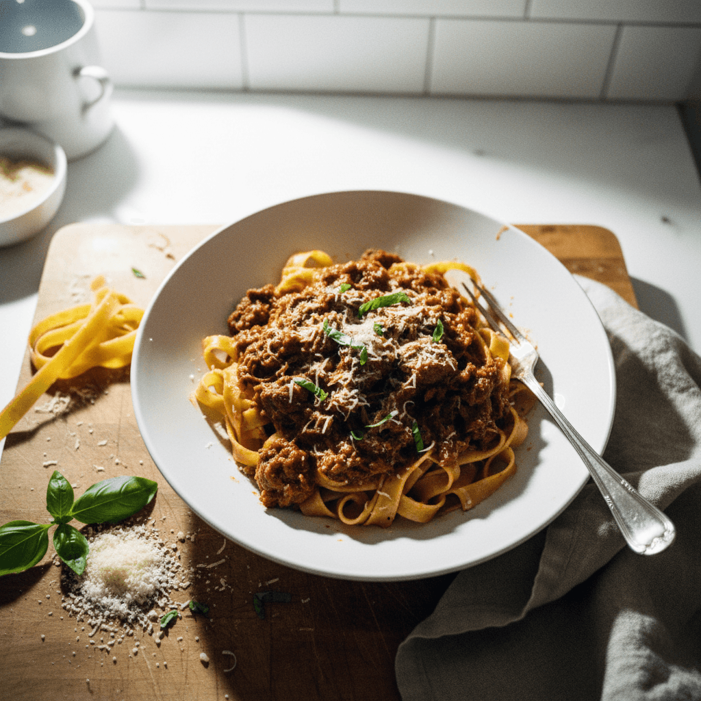 Slow Cooker Beef Ragu with Pappardelle