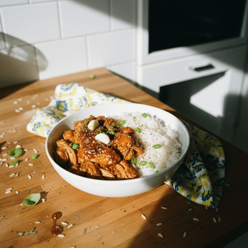 Crock Pot Honey Garlic Chicken