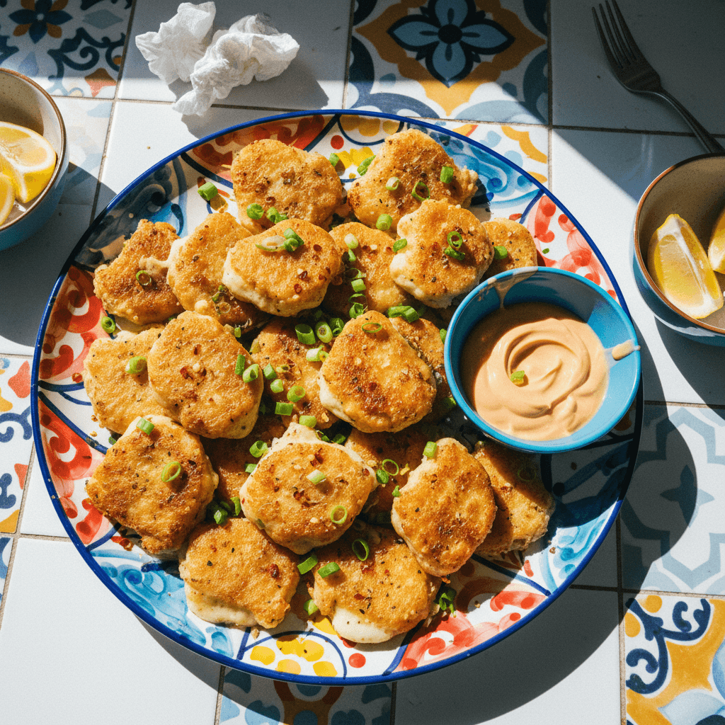 Rice Paper Chicken Nuggets