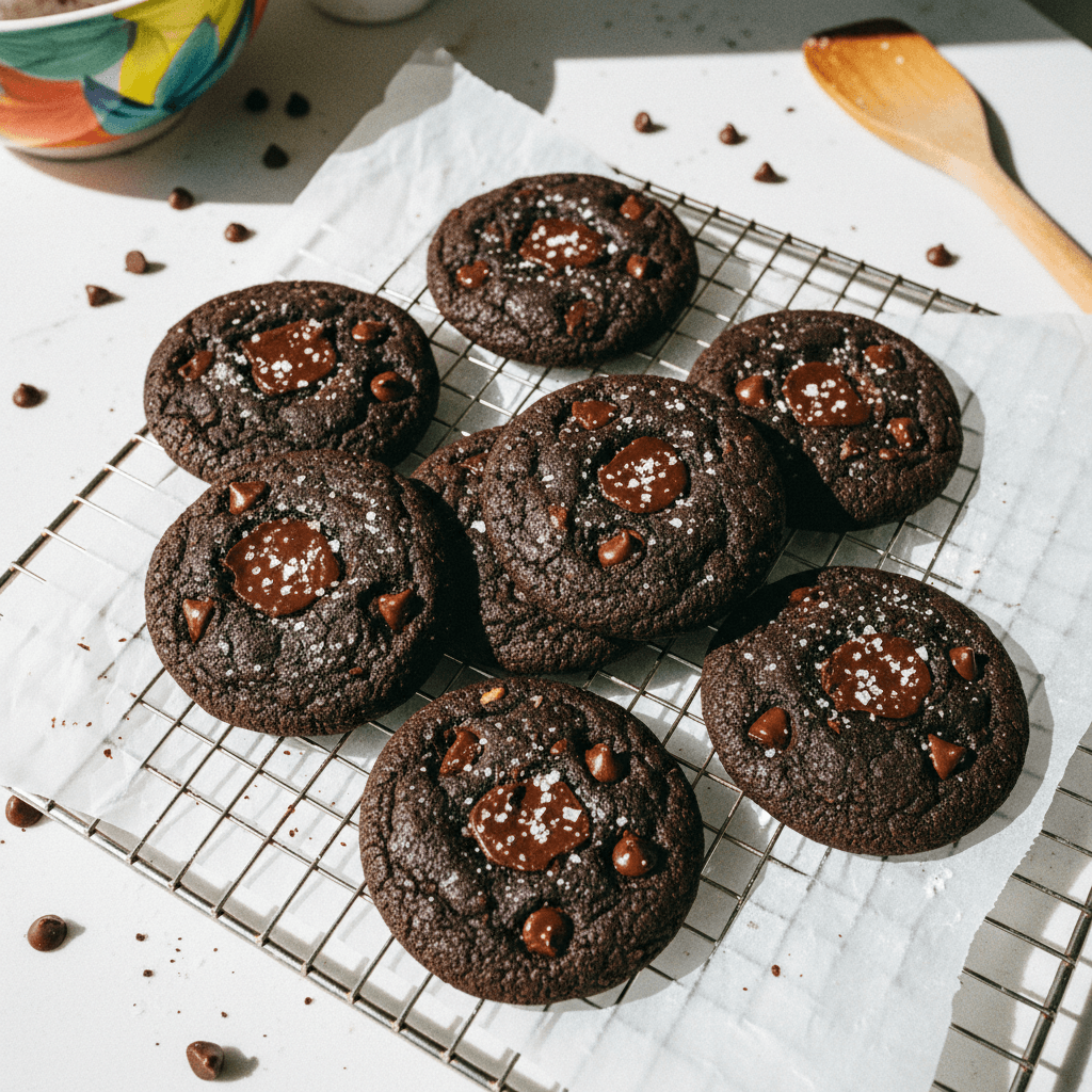 Double Chocolate Cookies