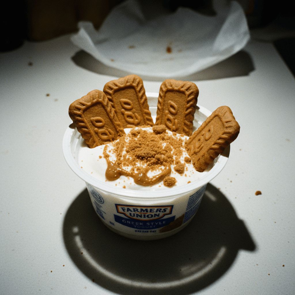 Viral Japanese Yogurt Cheesecake (with Biscoff)