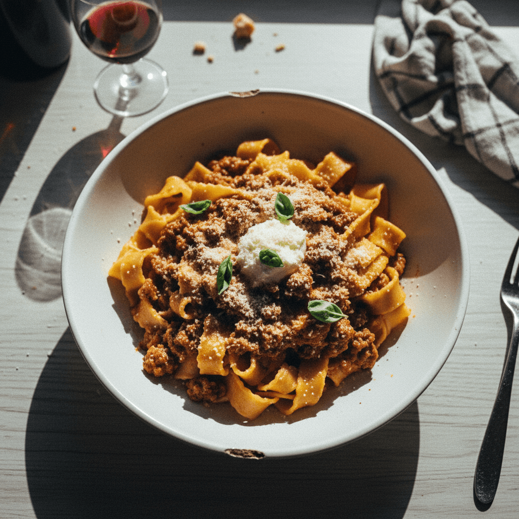 Pappardelle Bolognese