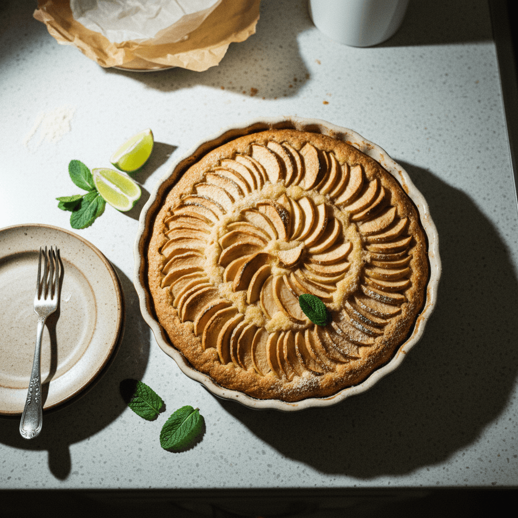 Шарлотка с яблоками