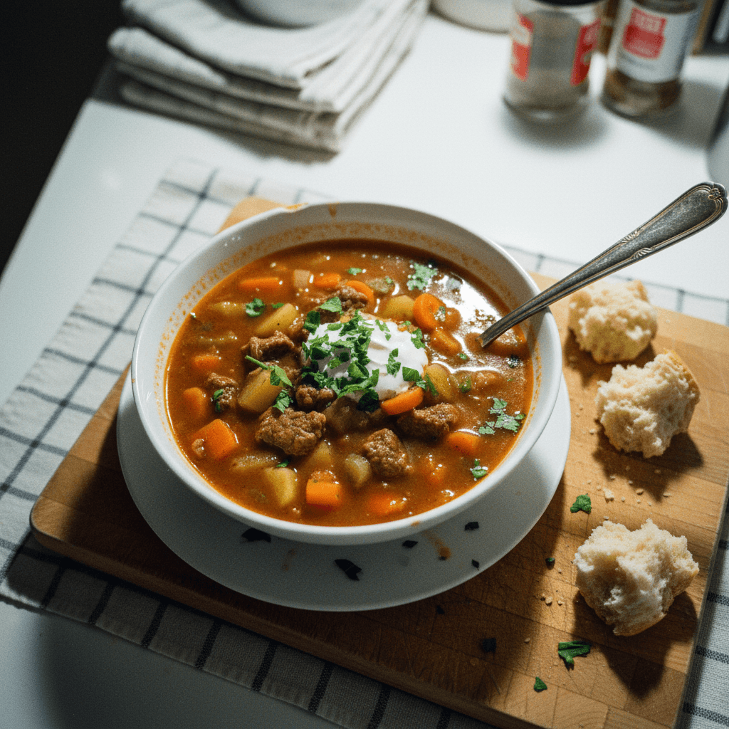 Classic Beef and Potato Comfort Soup