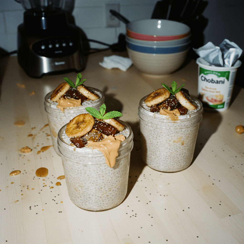 Bananas Foster Chia Pudding (No Added Sugar)