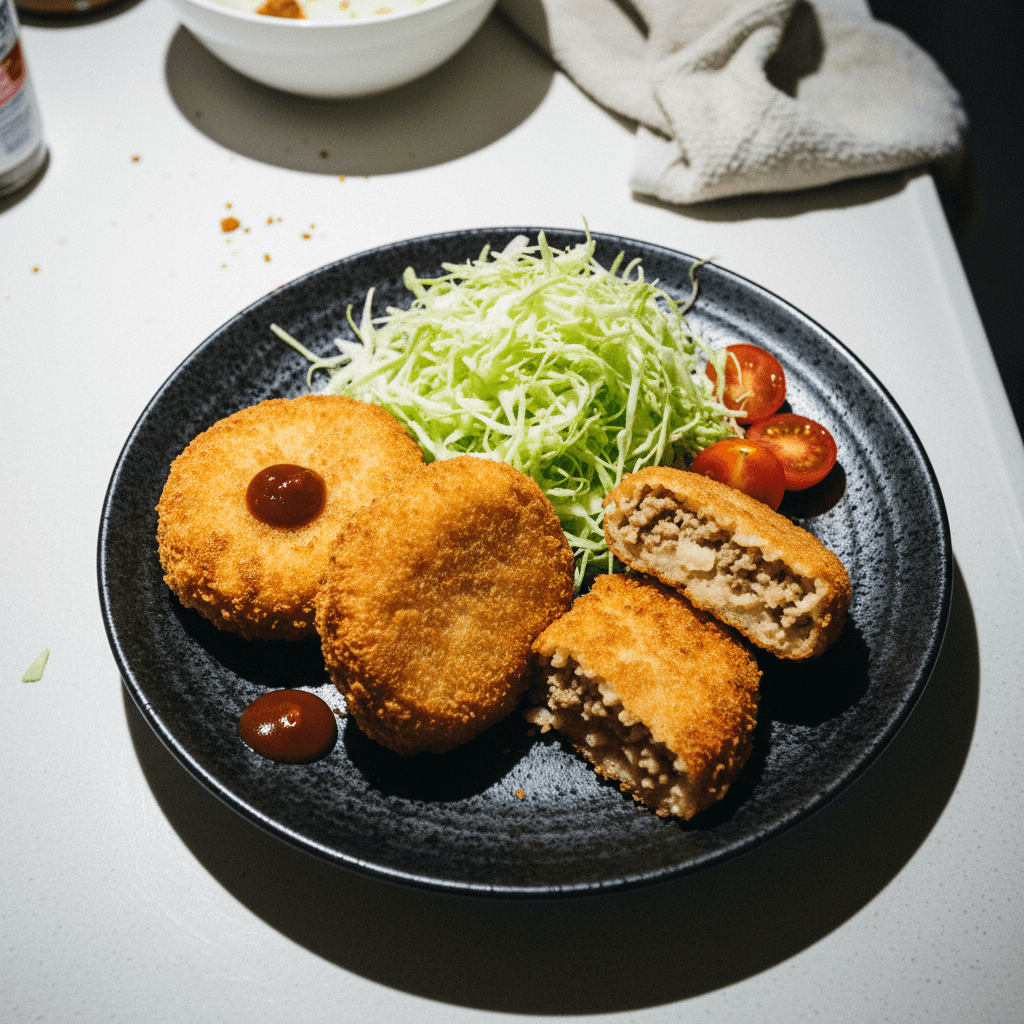 Korokke (Japanese Meat & Potato Croquette)
