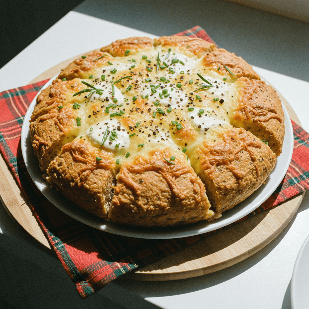 Garlic Bread with a Scottish Twist