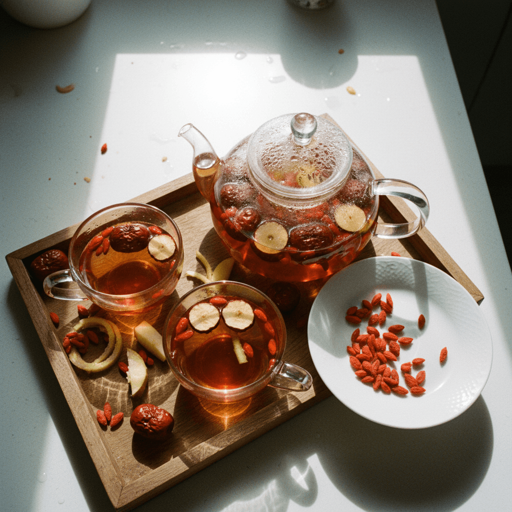 Korean Jujube & Goji Berry Tea (Jujube Tea)
