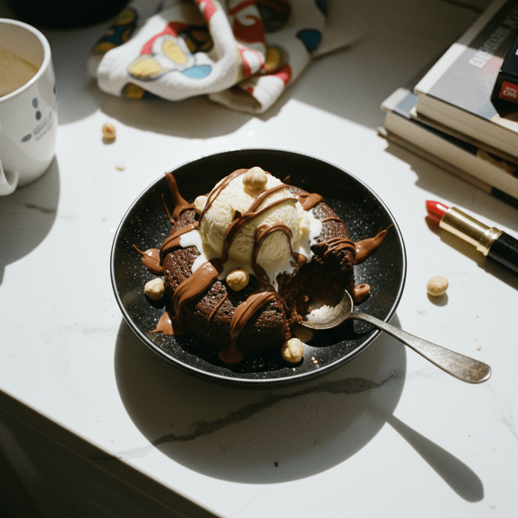 5-Minute Microwave Chocolate Cake