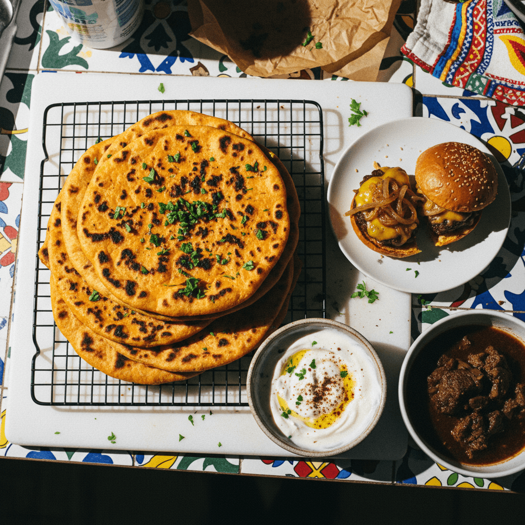 Sweet Potato Flatbreads