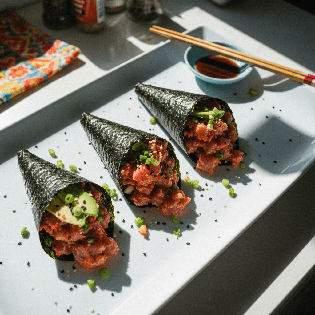 Spicy Tuna Hand Rolls