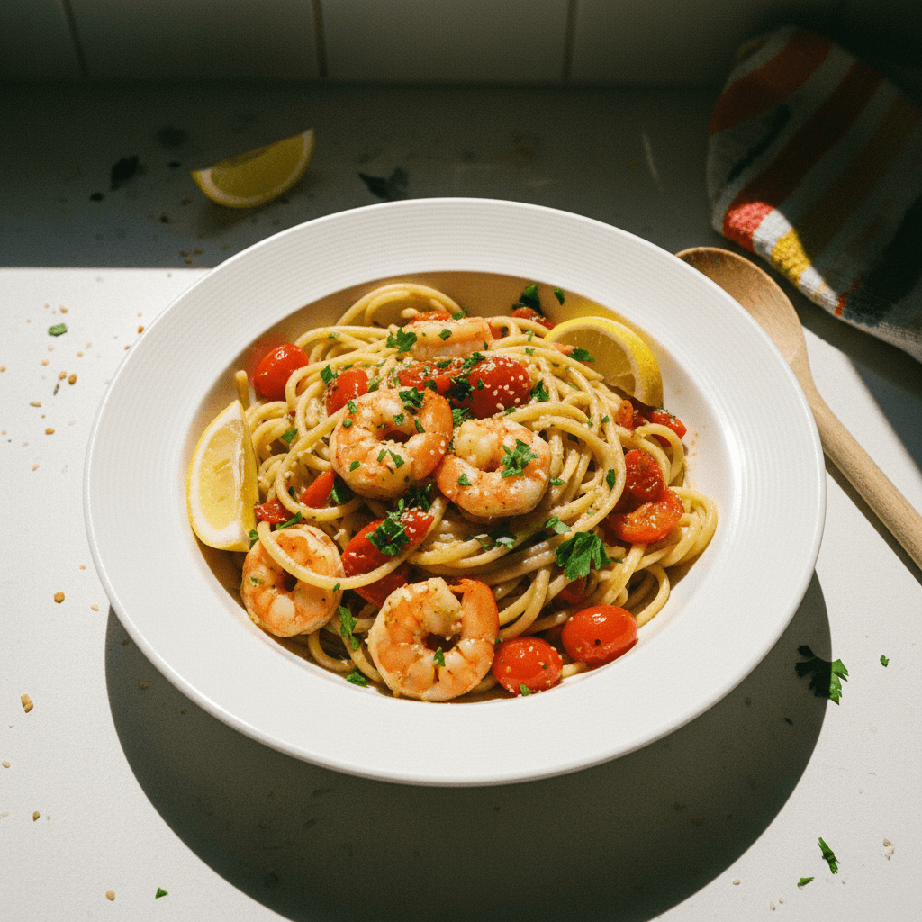 Shrimp Linguine