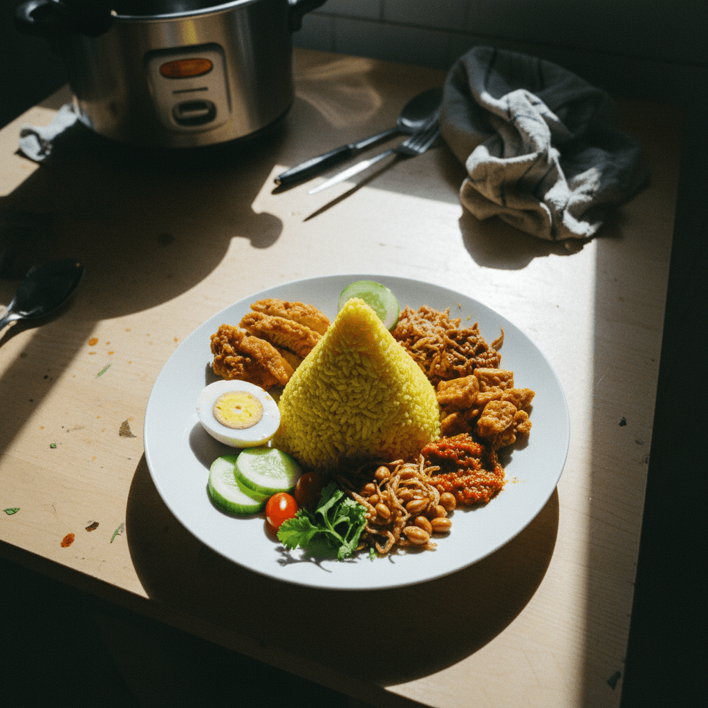 Nasi Kuning (Yellow Rice)