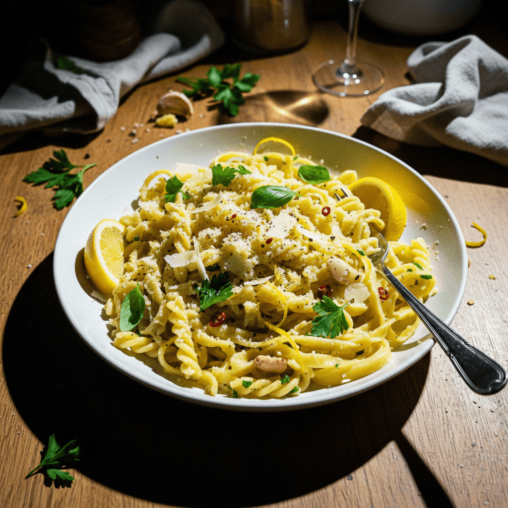 Lemon Garlic Pasta