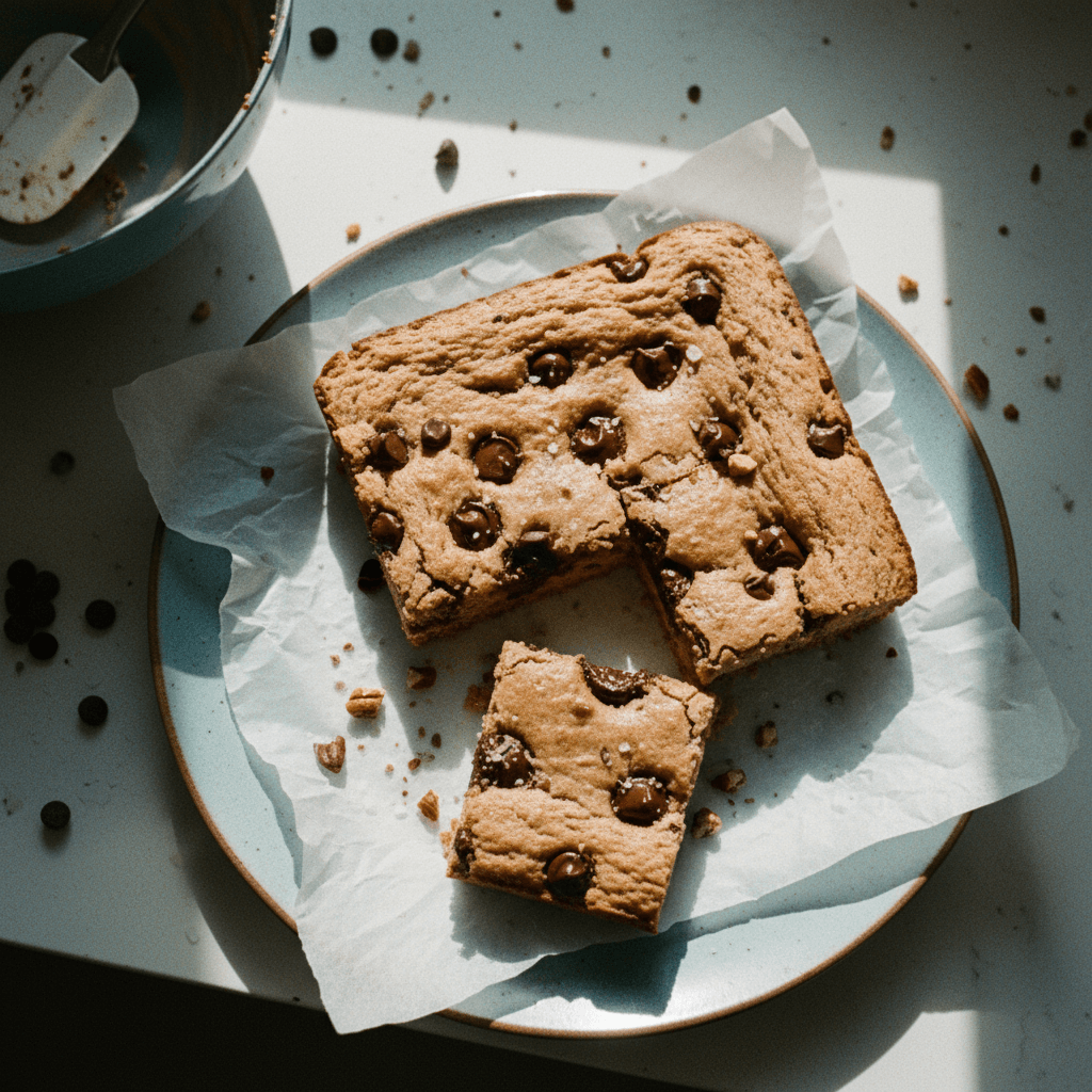 Classic Moist Chocolate Chip Blondies