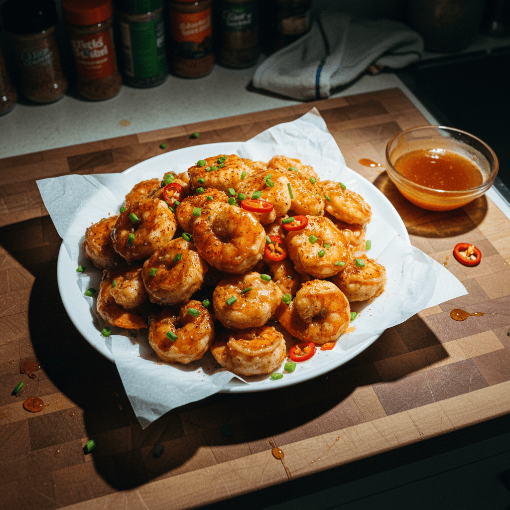 Hot Honey Fried Shrimp