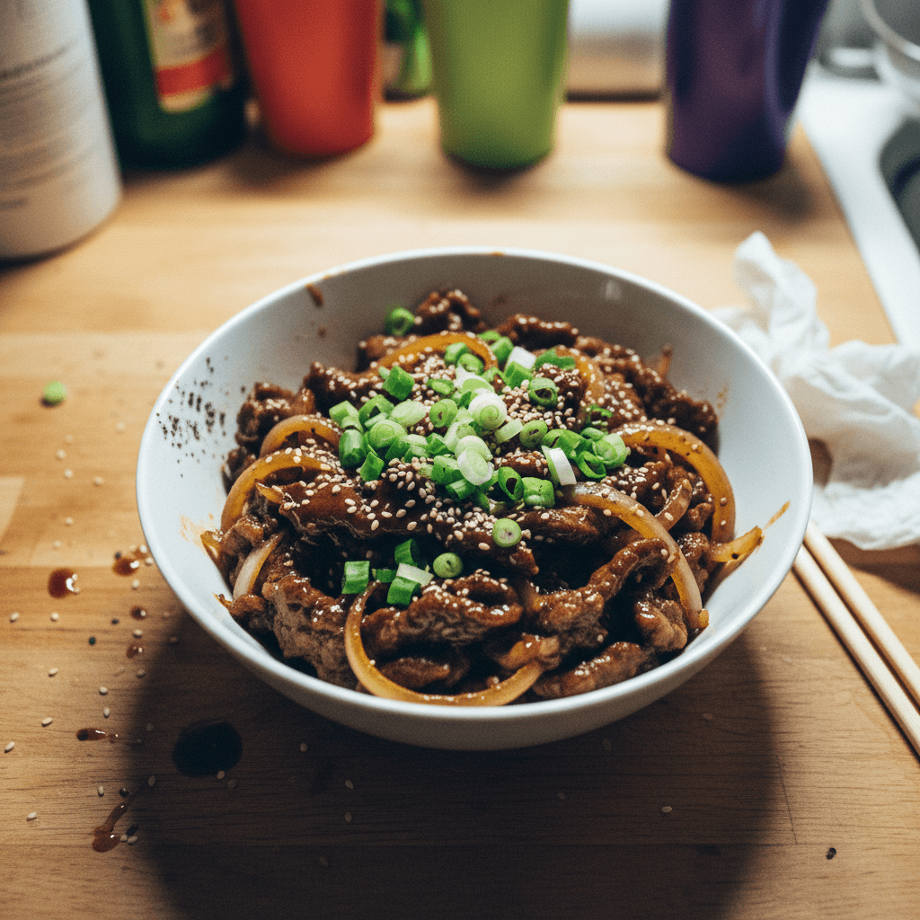 Easy Mongolian Beef