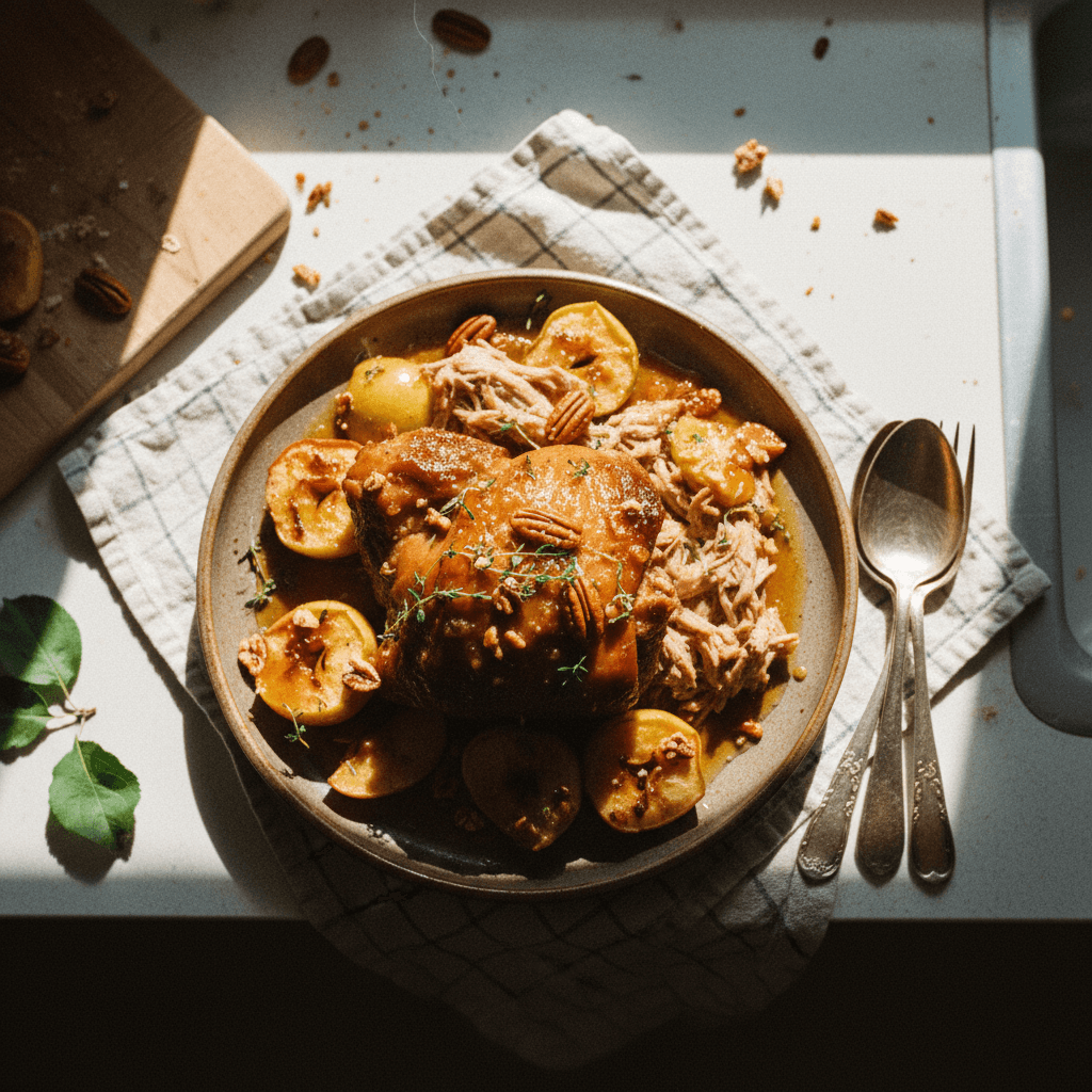 Apple Cider Braised Pork Shoulder