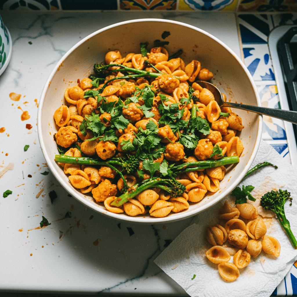 High Protein Chicken Pasta