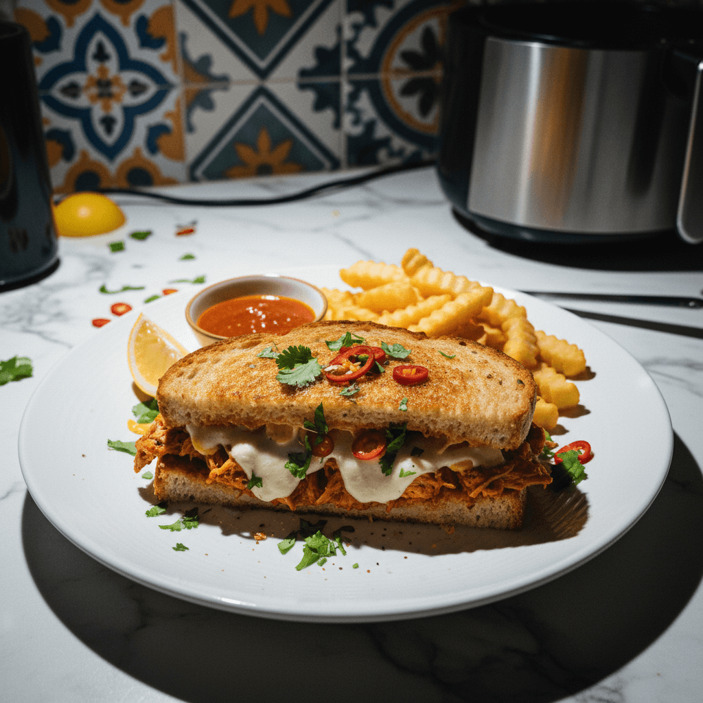 Peri Peri Chicken Melt Sandwich