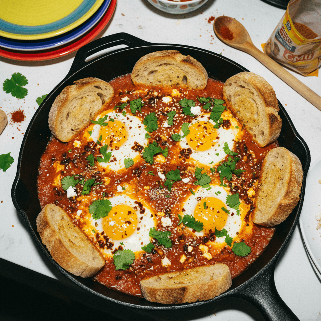 Chili Oil Shakshuka