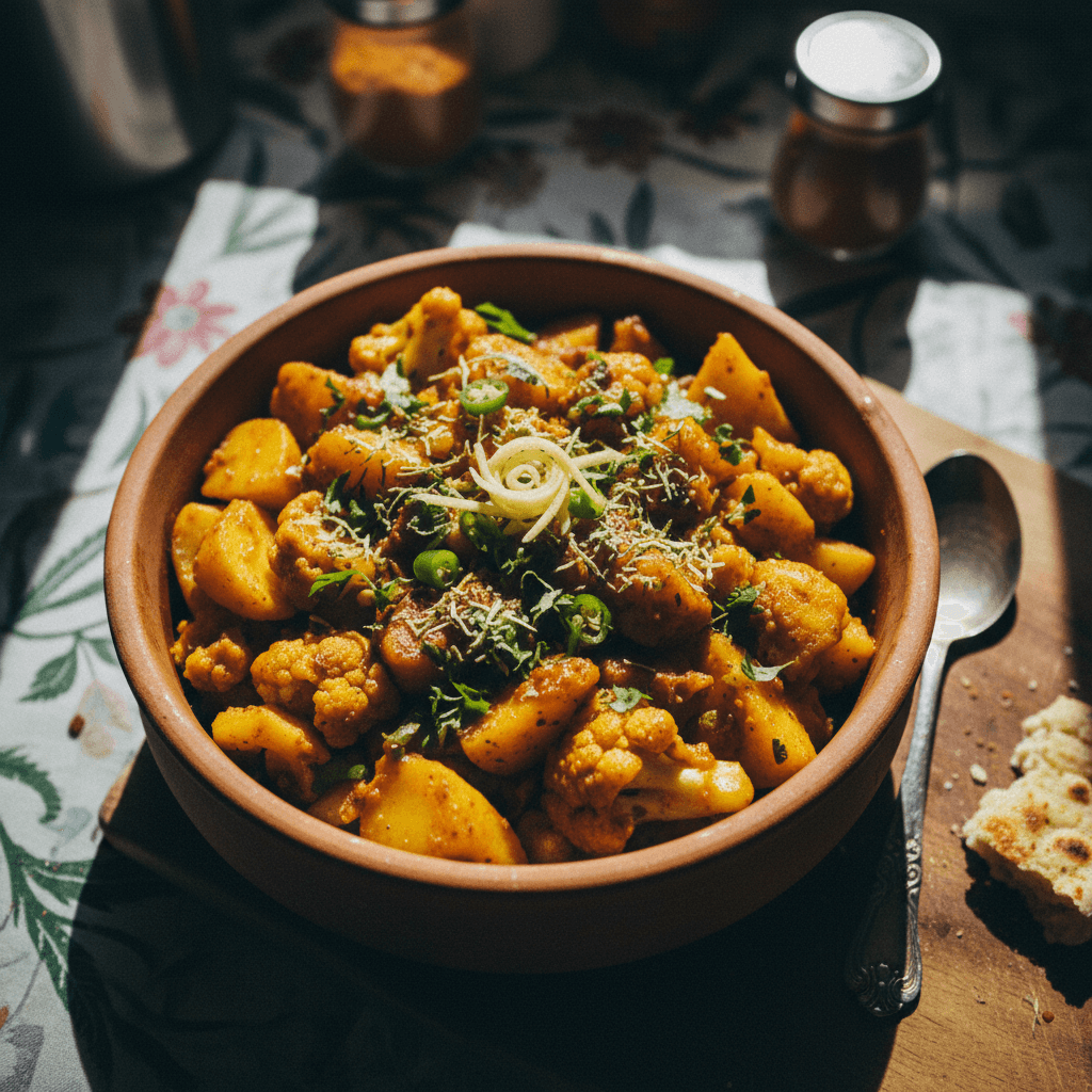 Punjabi Style Aloo Gobhi Masala