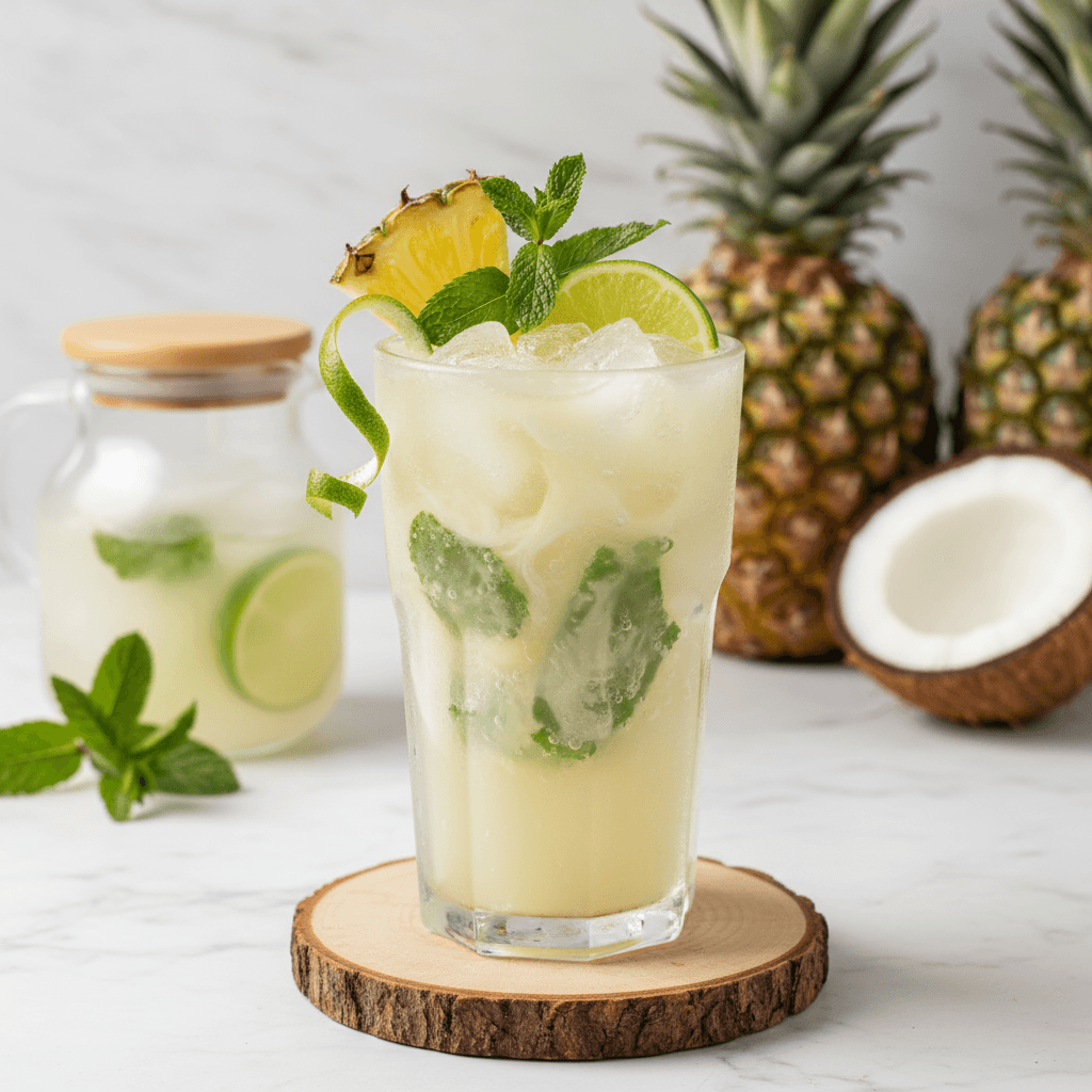 Pineapple Coconut Mojito Breeze