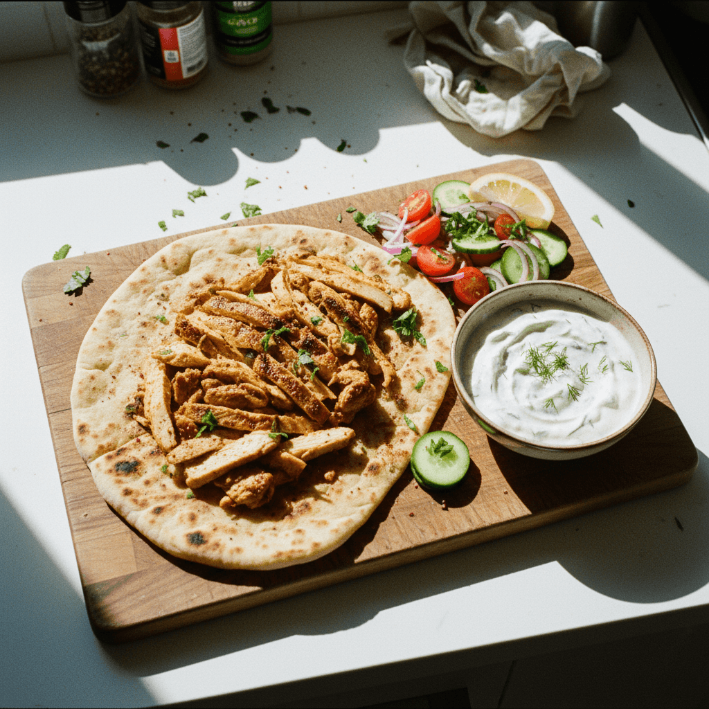 Chicken Shawarma with Tzatziki Sauce