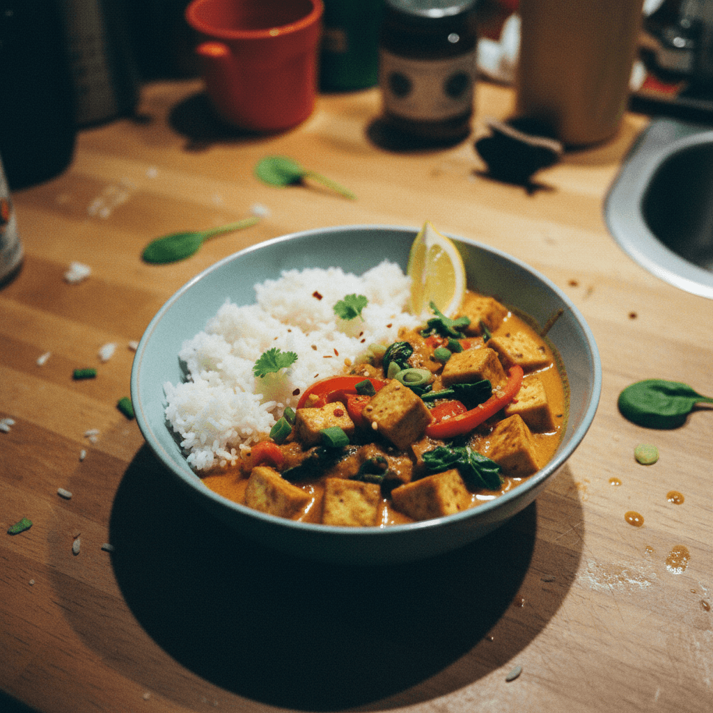 Tofu and Veggie Curry