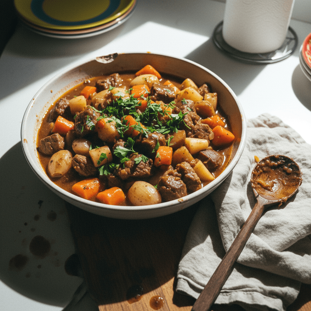 Rustic Beef and Root Vegetable Stew