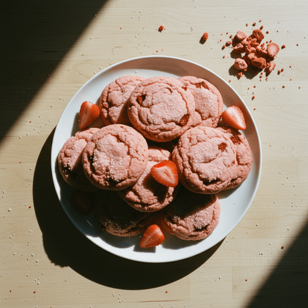 Strawberry Sugar Cookies