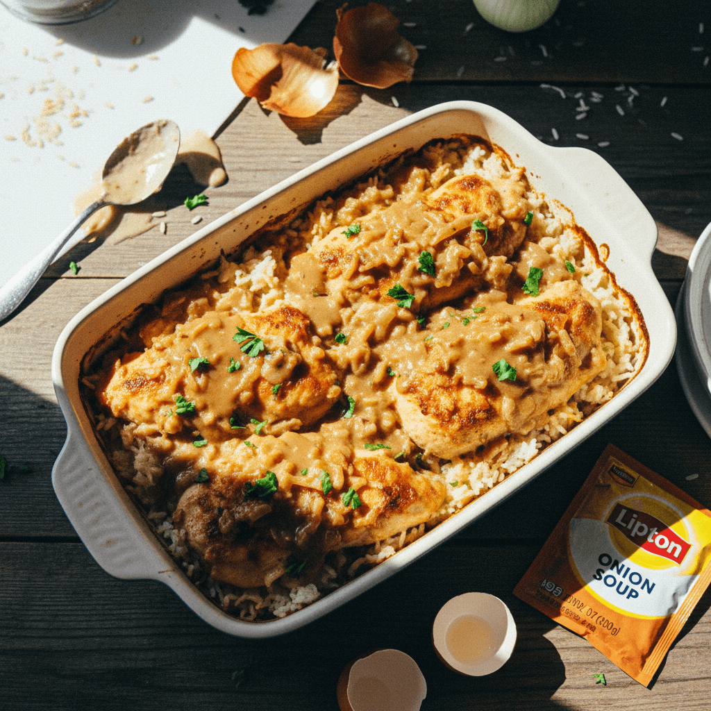 Lipton Onion Chicken Bake