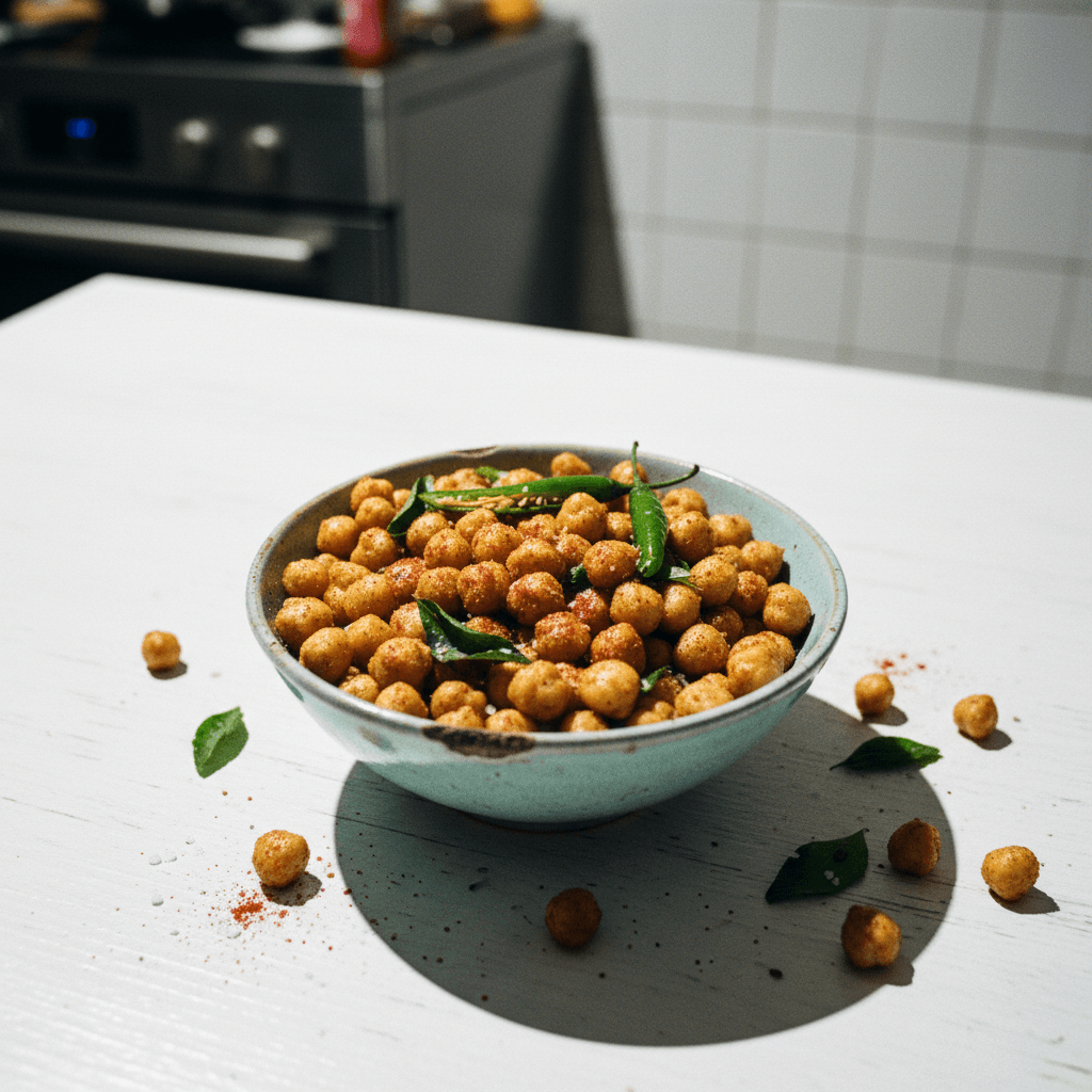 Crispy Airfryer Chickpeas